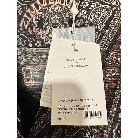 Zimmermann Matchmaker belted matchmaker dress Dress Size 1 - Picture 6 of 7